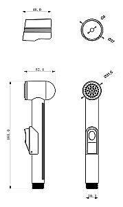 Гигиенический душ Lemark LM8059C купить в интернет-магазине сантехники Sanbest