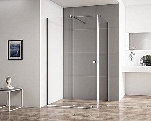 Душевой уголок Cezares Stream 120x80 STREAM-AH-1-120/80-C-Cr стекло прозрачное/профиль хром купить в интернет-магазине Sanbest