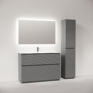 Тумба с раковиной Sancos FOLK Floor FL120FES/CN7017 120 Ergraut soft для ванной в интернет-магазине Sanbest