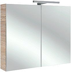 Зеркальный шкаф Jacob Delafon ODEON UP EB796RU-E10 80 квебекский дуб купить в интернет-магазине сантехники Sanbest