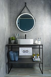 Раковина накладная Gid Creativo 47 N9266 51173 белая купить в интернет-магазине Sanbest