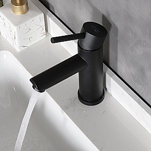 Смеситель для раковины Gid Berlin SS080-BM-K черный матовый купить в интернет-магазине сантехники Sanbest