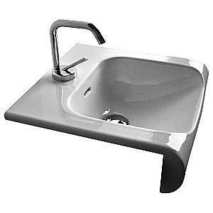 Раковина Kerasan Inka Project 40 341201*1 белая купить в интернет-магазине Sanbest