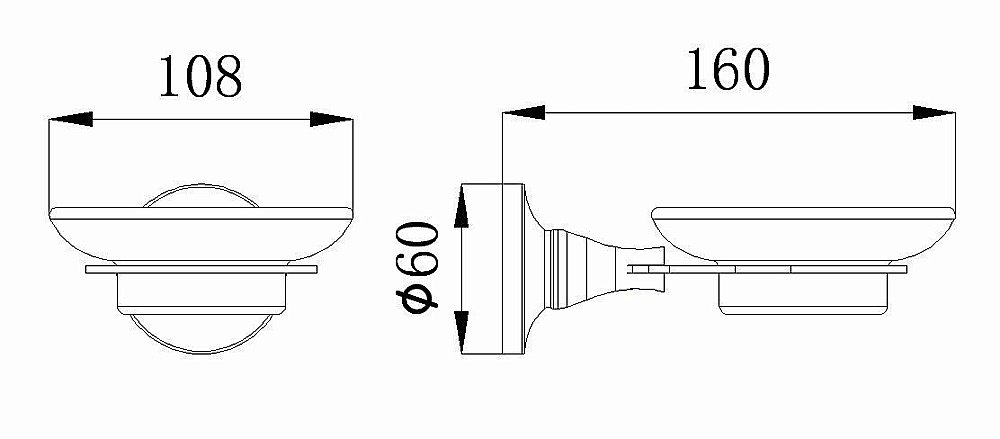 Мыльница Rush Corsica CO42411 купить в интернет-магазине сантехники Sanbest