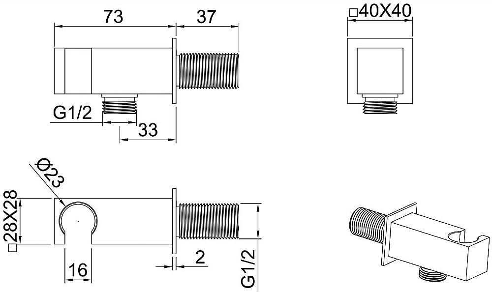 Душевой гарнитур Allen Brau Infinity 5.21021-31 купить в интернет-магазине сантехники Sanbest