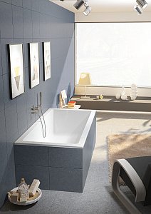 Ванна акриловая Riho RETHINK CUBIC 190x90 белая купить в интернет-магазине Sanbest