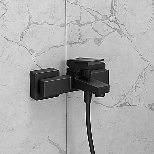 Смеситель для ванны VitrA Minimax Square A4352036EXP матовый черный купить в интернет-магазине сантехники Sanbest