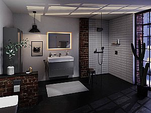 Держатель для туалетной бумаги Hansgrohe AddStoris 41753670 черный матовый купить в интернет-магазине сантехники Sanbest