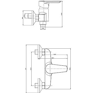 Душевая система RGW Shower Panels SP-6143-01 50140801-01 хром купить в интернет-магазине сантехники Sanbest