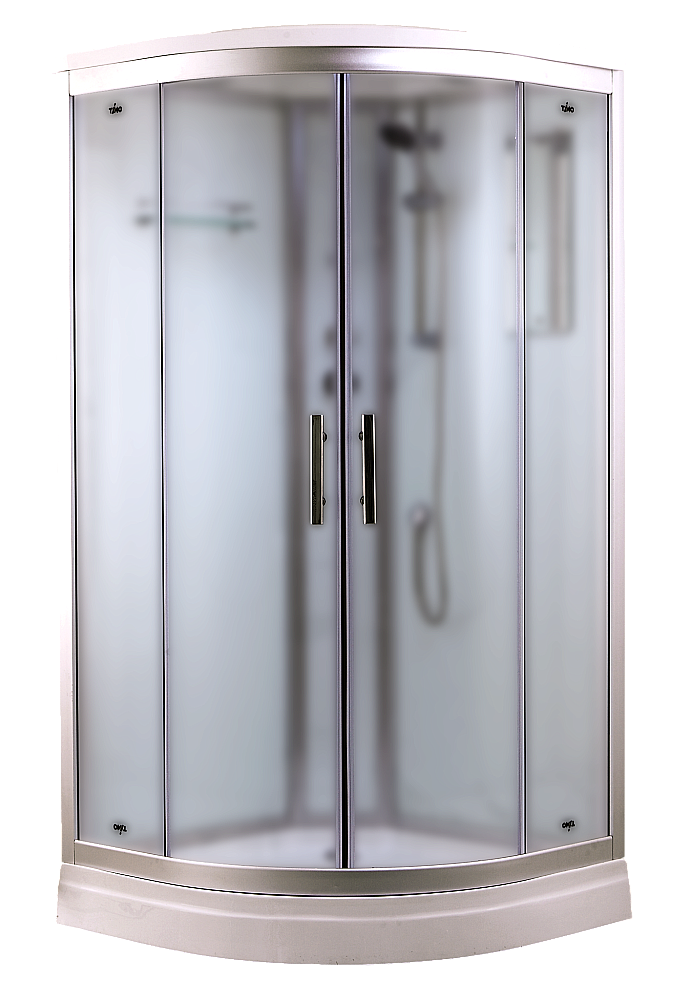 Душевая кабина Timo Standart Т-6601 Silver Fabric 100х100 купить в интернет-магазине Sanbest