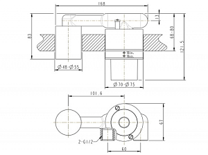 Скрытая часть Bravat Rhein D968C-ENG купить в интернет-магазине сантехники Sanbest