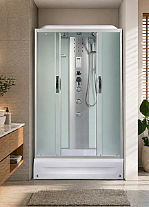 Душевая кабина RIVER SENA 120/80/24 МТ стекло матовое купить в интернет-магазине Sanbest