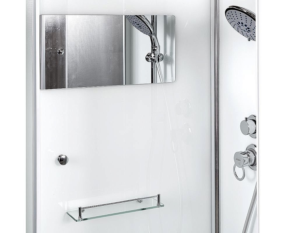 Душевая кабина DTO K408S 80x80 с электрикой прозрачная/хром купить в интернет-магазине Sanbest