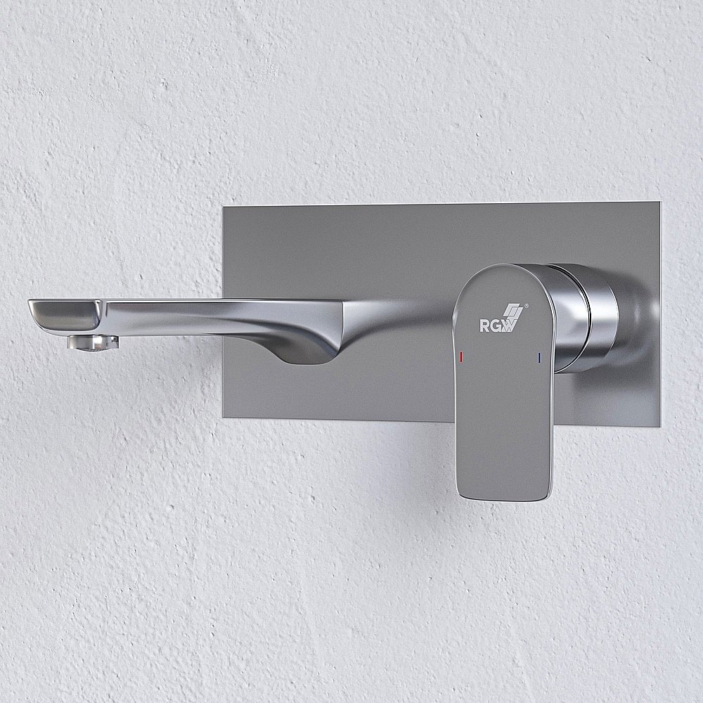 Смеситель для раковины RGW Shower Panels SP-46 51140546-01 хром купить в интернет-магазине сантехники Sanbest