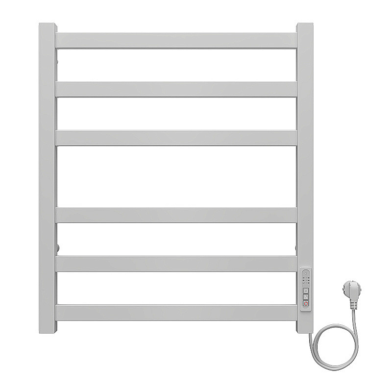 Полотенцесушитель электрический Azario PALERMO П6 500х600 AZ83856W белый купить в интернет-магазине сантехники Sanbest