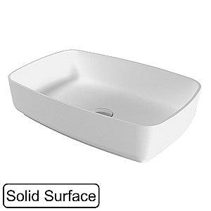 Раковина накладная WhiteCross JASPER 58 0705.058038.200 белая матовая купить в интернет-магазине Sanbest