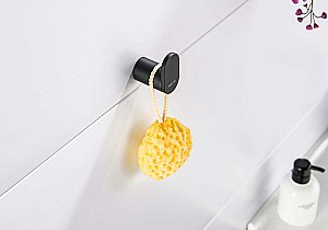 Крючок Aquatek Лира AQ4425MB черный матовый купить в интернет-магазине сантехники Sanbest