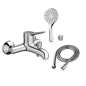 Смеситель для ванны Dorff Optima D2010008 хром купить в интернет-магазине сантехники Sanbest