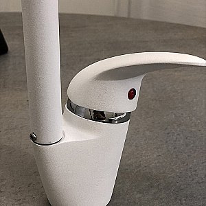 Смеситель для кухни PAINI Sicily 632L570PNLMKM белый купить в интернет-магазине сантехники Sanbest