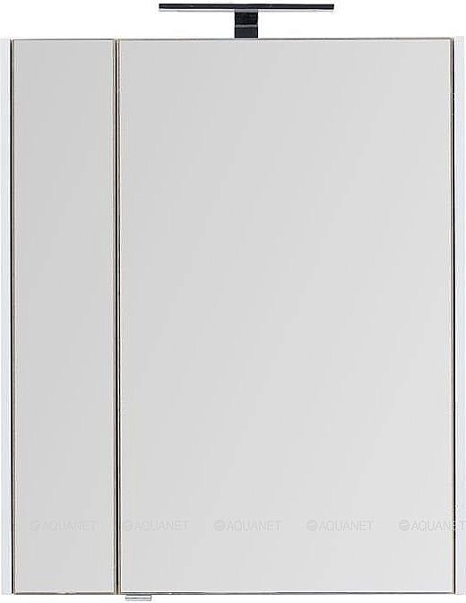 Зеркальный шкаф Aquanet Августа 75 дуб сонома купить в интернет-магазине сантехники Sanbest