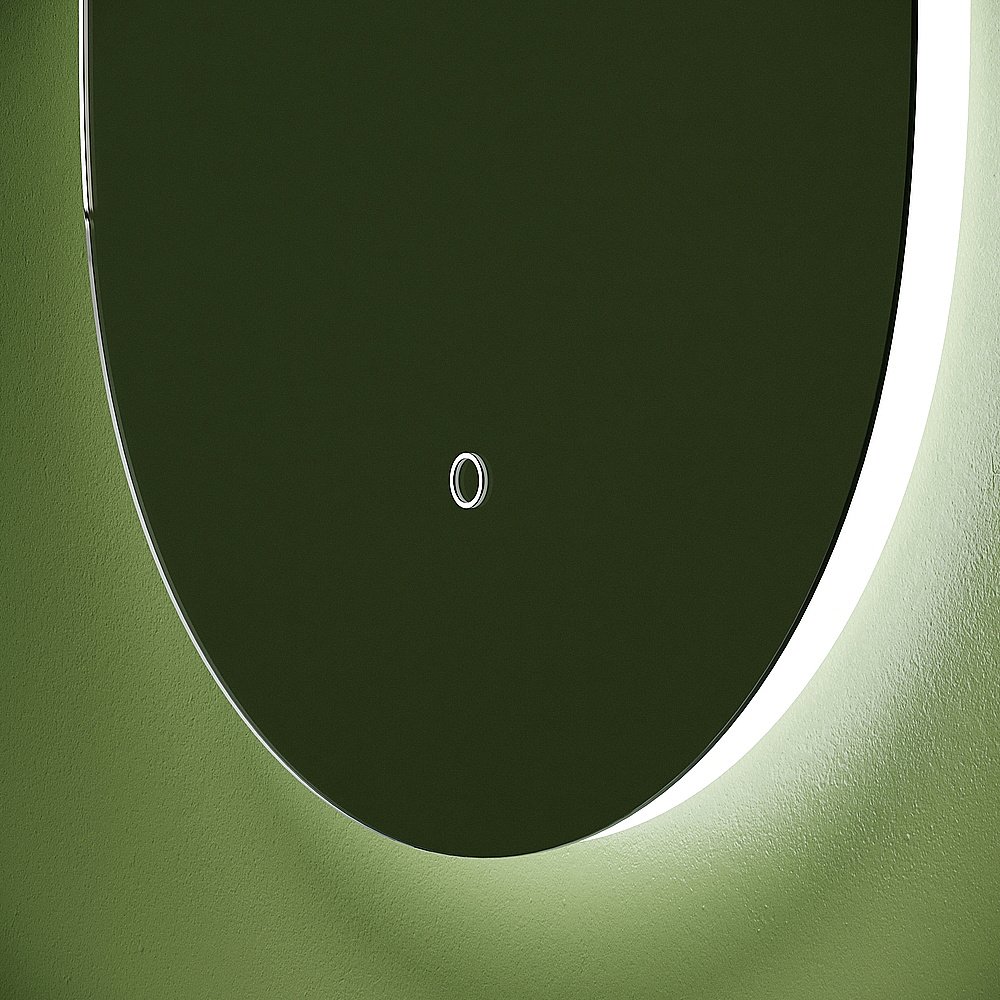 Зеркало LED Sancos Oval OV55C в ванную от интернет-магазине сантехники Sanbest