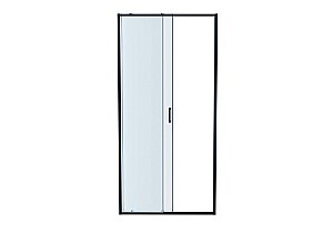 Душевой уголок Aquatek Ария ARI RA 90х100 стекло прозрачное/профиль оружейная сталь купить в интернет-магазине Sanbest