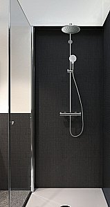 Душевая система Hansgrohe Crometta S Showerpipe 240 1jet EcoSmart 27268000 купить в интернет-магазине сантехники Sanbest