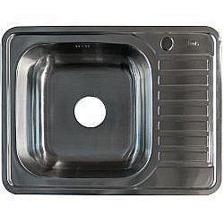 Кухонная мойка Iddis Basic BAS65S левая купить в интернет-магазине сантехники Sanbest