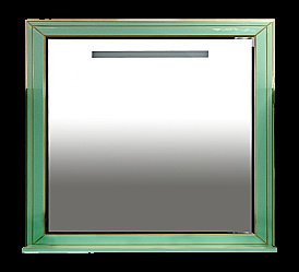 Зеркало Misty Vena 89x100 салатовая/ патина в ванную от интернет-магазине сантехники Sanbest