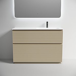 Тумба с раковиной Sancos Folk Floor FL120FLCP/FL120FRCP Капучино для ванной в интернет-магазине Sanbest