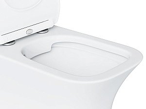 Унитаз напольный Laguraty 1215A безободковый, с крышкой микролифт, с бачком купить в интернет-магазине Sanbest