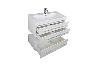 Тумба с раковиной Aquanet Нота 90 лайт для ванной в интернет-магазине Sanbest