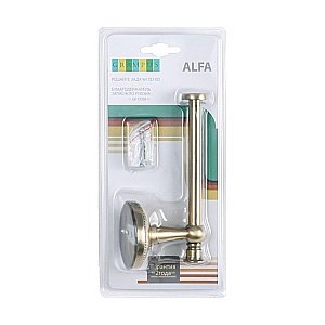 Держатель туалетной бумаги Grampus Alfa GR-9510A купить в интернет-магазине сантехники Sanbest