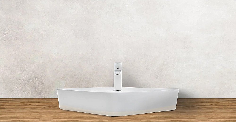 Раковина накладная WeltWasser WW ELBACH 2181 46 белая купить в интернет-магазине Sanbest