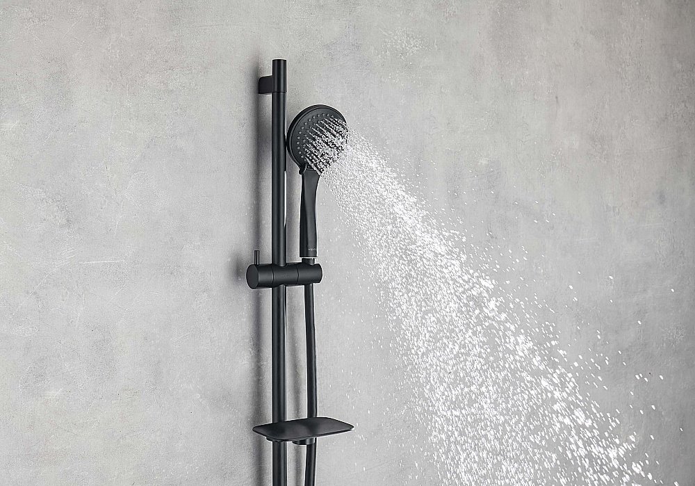 Смеситель для душа Aquatek Вега AQ1076MB черный матовый купить в интернет-магазине сантехники Sanbest