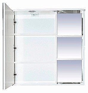 Зеркальный шкаф Misty Венера 80 белый купить в интернет-магазине сантехники Sanbest