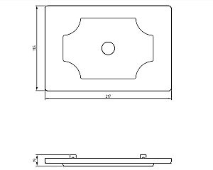 Кнопка с ручкой для инсталляции Migliore Ottone Classic 20465 хром купить в интернет-магазине сантехники Sanbest