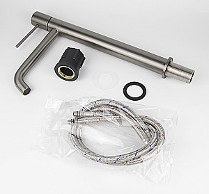 Смеситель для раковины Kaiser Vita 43311-15 вороненая сталь купить в интернет-магазине сантехники Sanbest