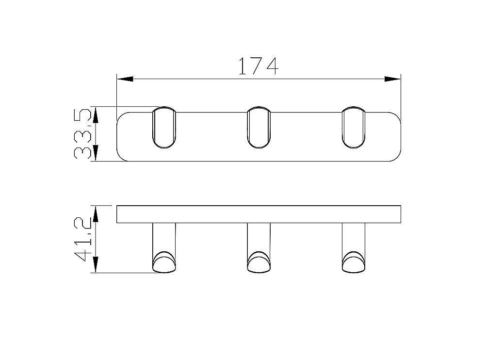 Крючок WONZON & WOGHAND GRAFFITY WW-9335-BN никель брашированный купить в интернет-магазине сантехники Sanbest