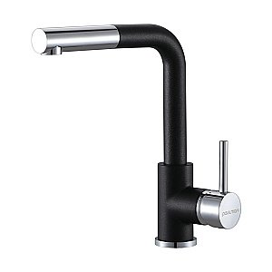 Смеситель для кухни Paulmark Kassel Ka214311-BLM Черный купить в интернет-магазине сантехники Sanbest