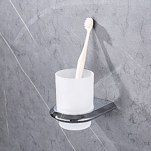 Стакан для зубных щеток Abber NORD AA1556 хром купить в интернет-магазине сантехники Sanbest