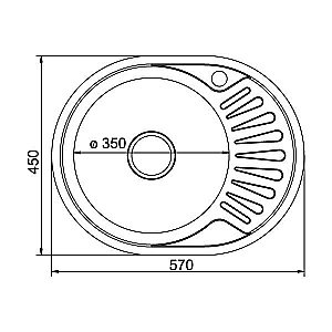 Мойка кухонная MIXLINE ML 532303 хром купить в интернет-магазине сантехники Sanbest