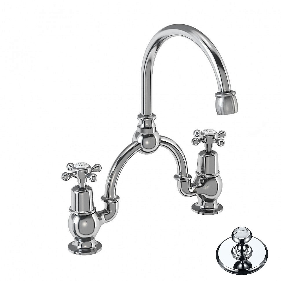 Смеситель для раковины Burlington CL28-QT+ W9 купить в интернет-магазине сантехники Sanbest