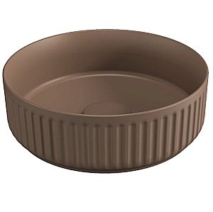 Раковина ISVEA Infinity Ion 36 10NF66036SV-2H коричневый матовый купить в интернет-магазине Sanbest