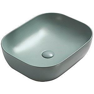 Раковина накладная CeramaLux NC 50,5 78104MLG-6 зеленая купить в интернет-магазине Sanbest