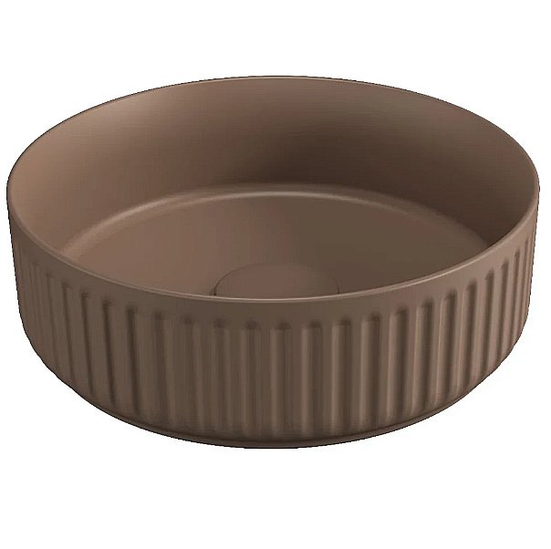 Раковина ISVEA Infinity Ion 36 10NF66036SV-2H коричневый матовый купить в интернет-магазине Sanbest