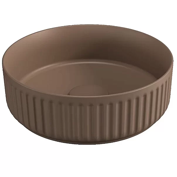 Раковина ISVEA Infinity Ion 36 10NF66036SV-2H коричневый матовый купить в интернет-магазине Sanbest