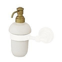 Колба диспенсера для жидкого мыла Migliore Fortuna/Mirella 27665 белая керамика бронза купить в интернет-магазине сантехники Sanbest