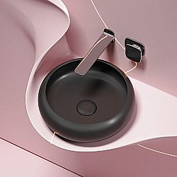 Раковина Ceramica Nova Element 36 CN6050MB черная матовая купить в интернет-магазине Sanbest