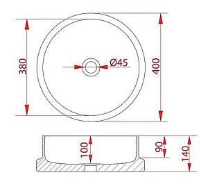 Раковина накладная Montebianco COLOSSEUS TRE 11053 коричневая  вместо коричневая написать серая матовая купить в интернет-магазине Sanbest